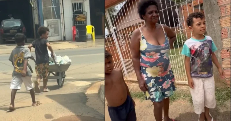 💔 Dois irmãos que vendem ferro velho para comprar pão